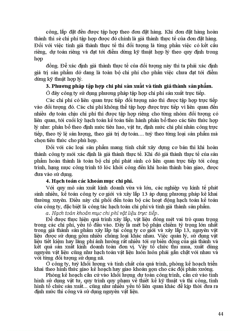 image for page Kế toán tập hợp chi phí sản xuất và tính giá thành sản phẩm tại công ty cơ giới và xây lắp 13 - Tổng công ty xây dựng và phát triển hạ tầng - LICOGI