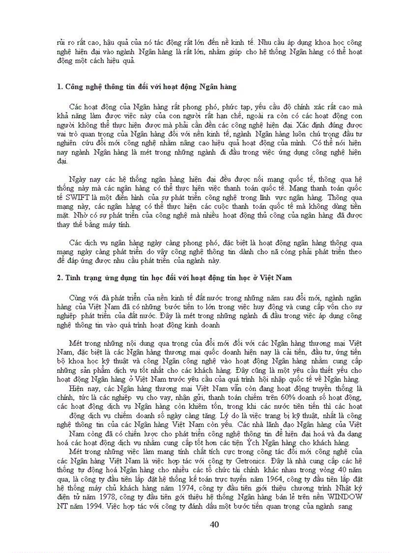 image for page Quản lý và theo dõi hoạt động Ngân hàng tại Ngân hàng Ngoại thương Hà Nội