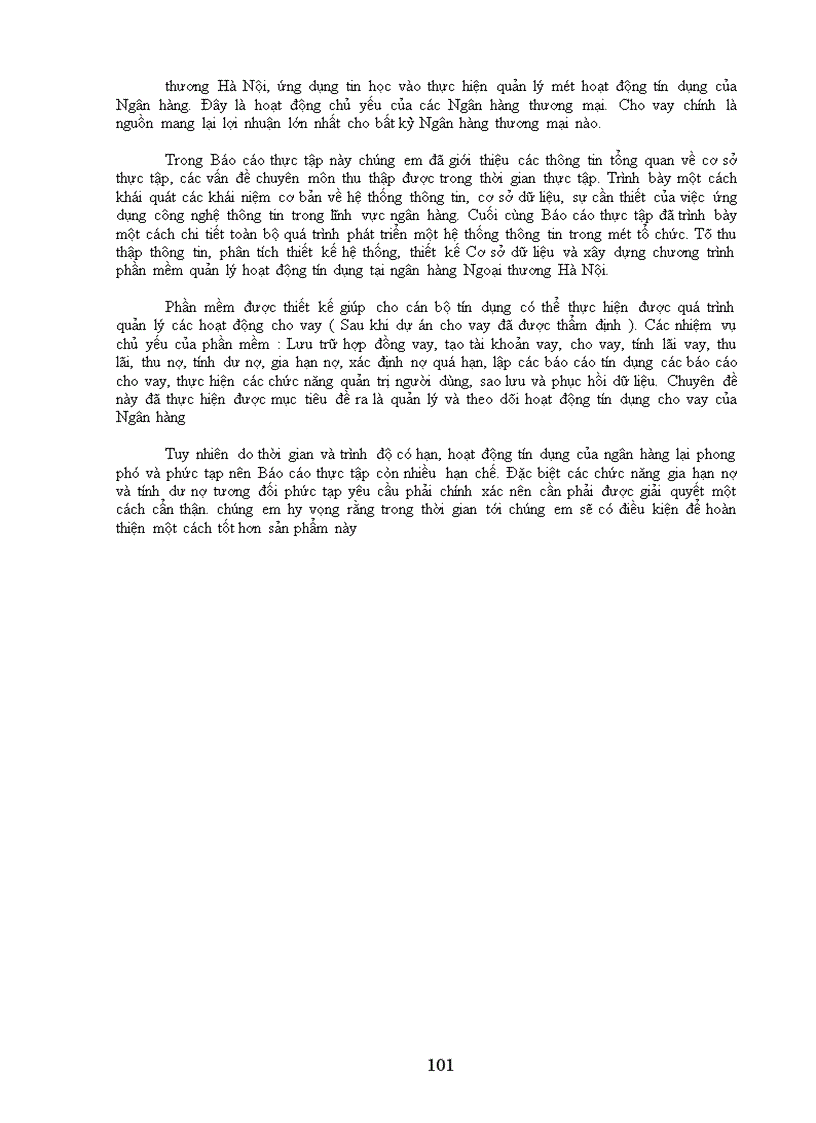 image for page Quản lý và theo dõi hoạt động Ngân hàng tại Ngân hàng Ngoại thương Hà Nội