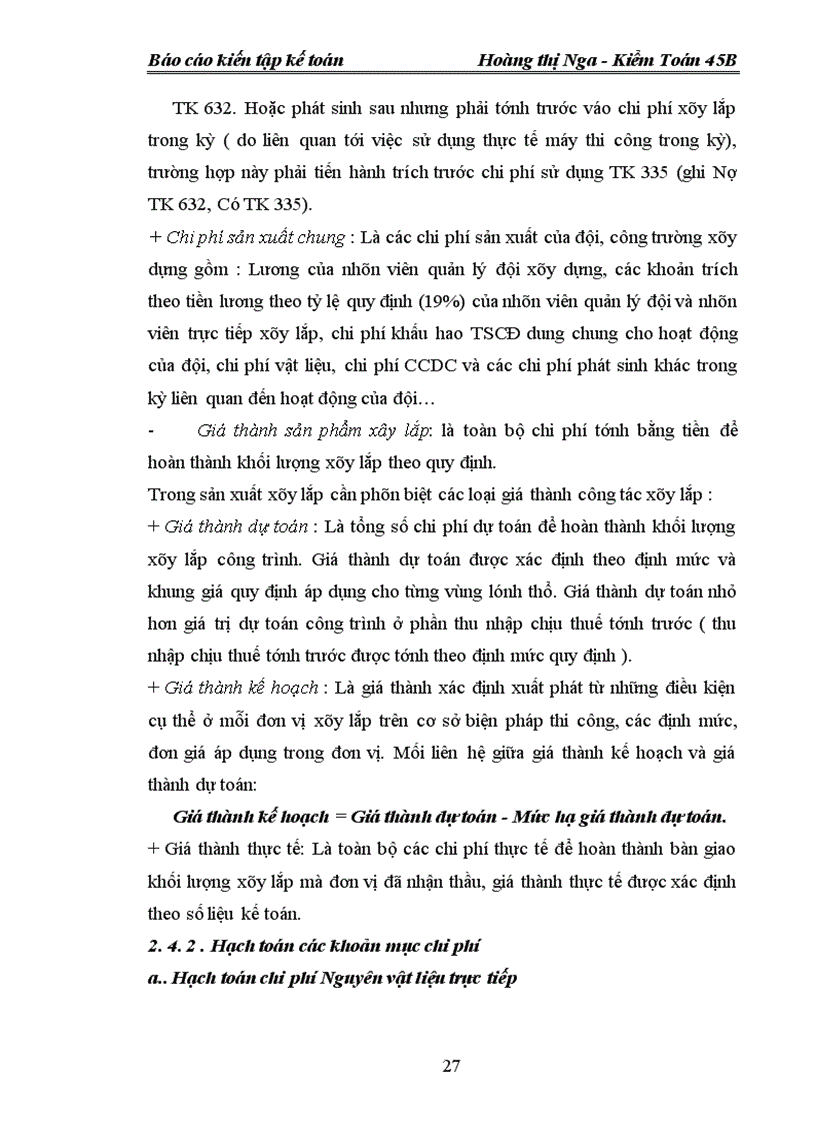 image for page Báo cáo thực tập tại Công ty Cổ phần Xây dựng Số 1 - Hà Nội