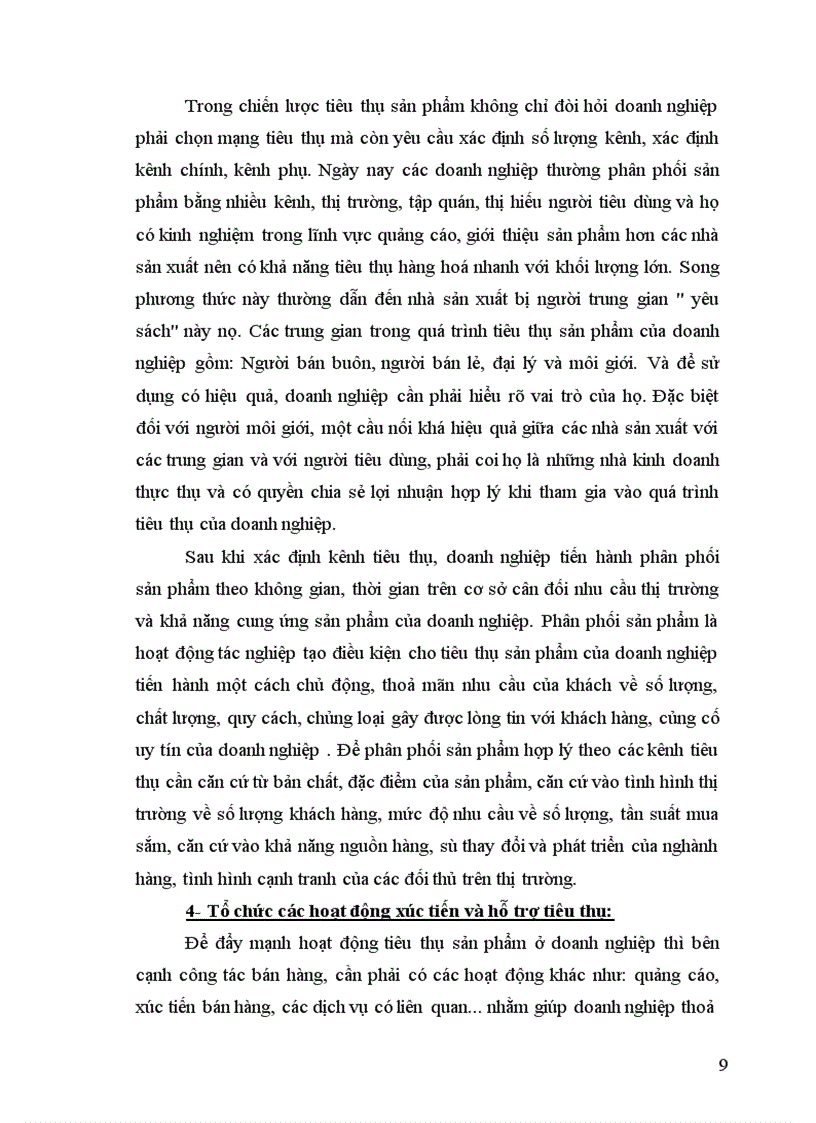 image for page Đẩy mạnh hoạt động tiêu thụ sản phẩm ở Công ty Dệt May Hà Nội