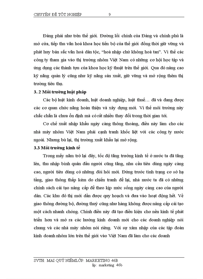 image for page Xây dựng chiến lược marketing mix cho nhà máy nhôm Đông Anh giai đoạn 2008- 2010