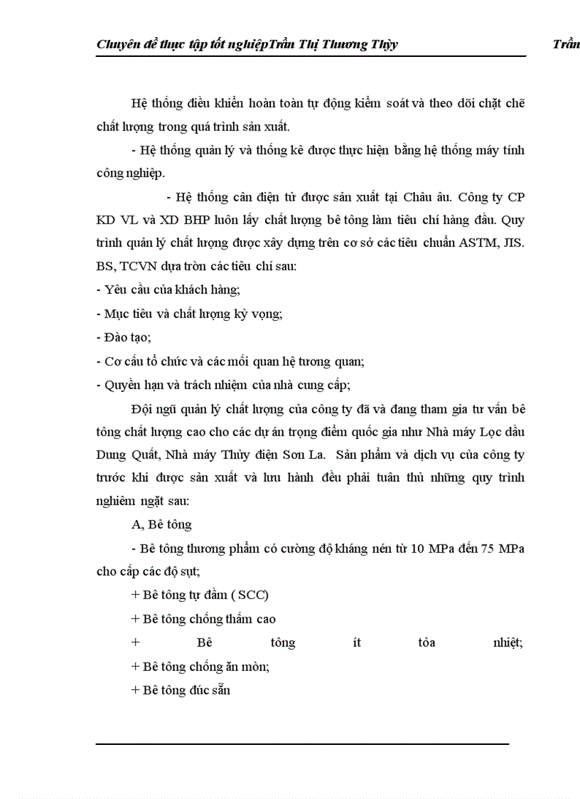 image for page Hoàn thành công tác kế toán tập hợp chi phí sản xuất và tính giá thành sản phẩm xây lắp tại Công ty CP Kinh doanh Vật liệu và Xây dựng BHP