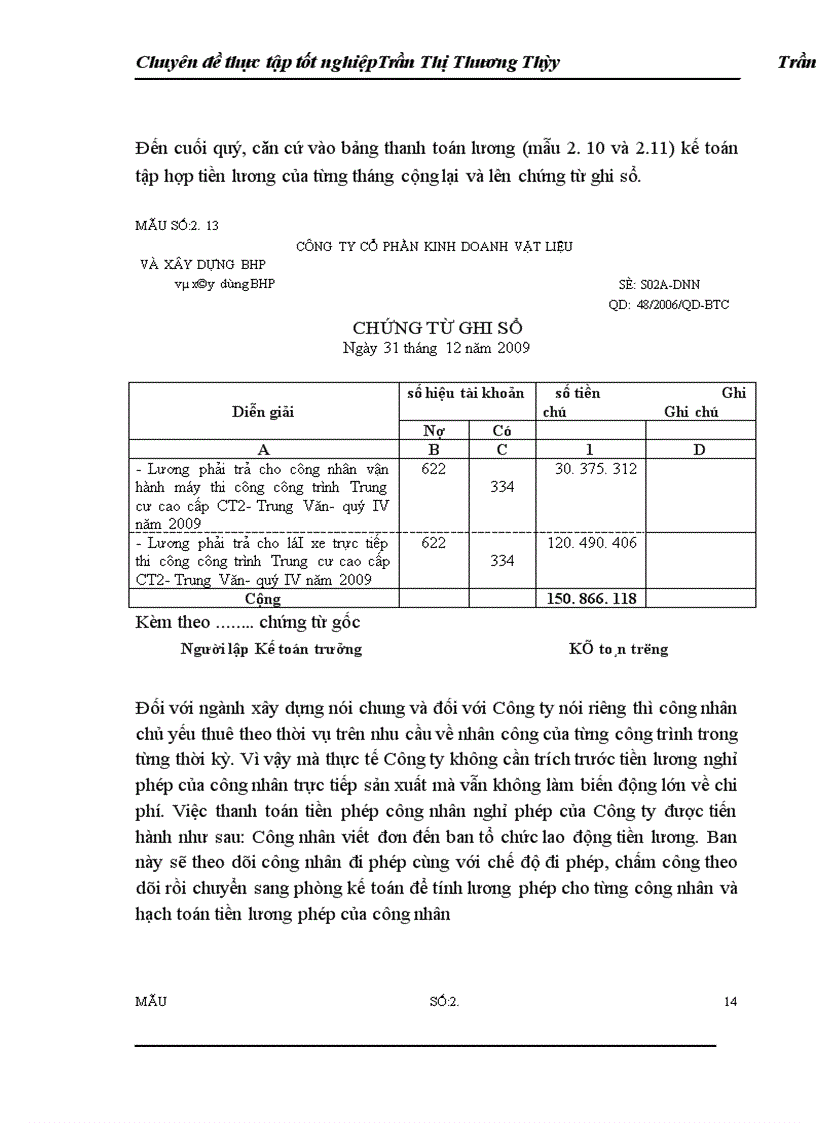 image for page Hoàn thành công tác kế toán tập hợp chi phí sản xuất và tính giá thành sản phẩm xây lắp tại Công ty CP Kinh doanh Vật liệu và Xây dựng BHP