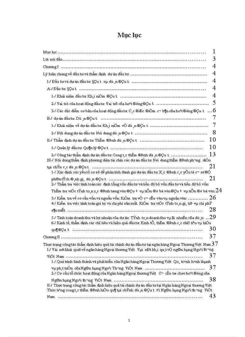 image for page Thẩm định khía cạnh tài chính dự án đầu tư tại Ngân hàng Ngoại thương Việt Nam, nhằm nâng cao hiệu quả đầu tư