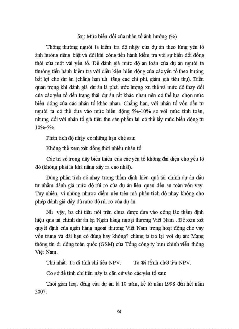 image for page Thẩm định khía cạnh tài chính dự án đầu tư tại Ngân hàng Ngoại thương Việt Nam, nhằm nâng cao hiệu quả đầu tư