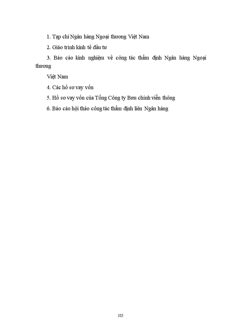 image for page Thẩm định khía cạnh tài chính dự án đầu tư tại Ngân hàng Ngoại thương Việt Nam, nhằm nâng cao hiệu quả đầu tư