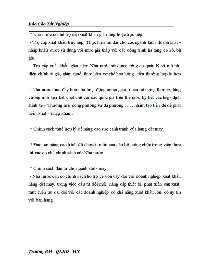 image for page Một số giải pháp nhằm đẩy mạnh hoạt động xuất khẩu hàng dệt may gia công ở Công ty sản xuất và gia công hàng xuất khẩu PROSIMEX