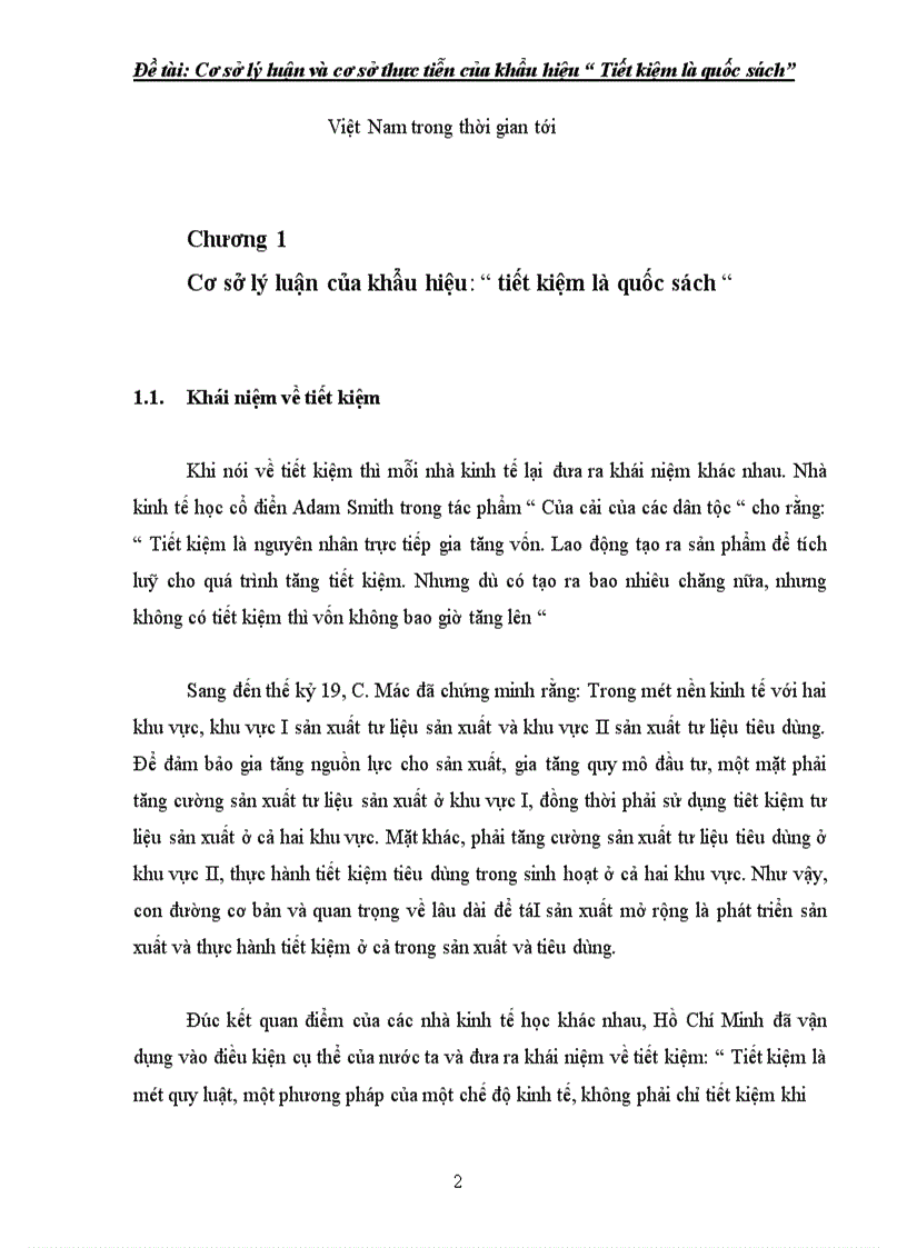 image for page Cơ sở lý luận và cơ sở thực tiễn của khẩu hiệu “ Tiết kiệm là quốc sách”