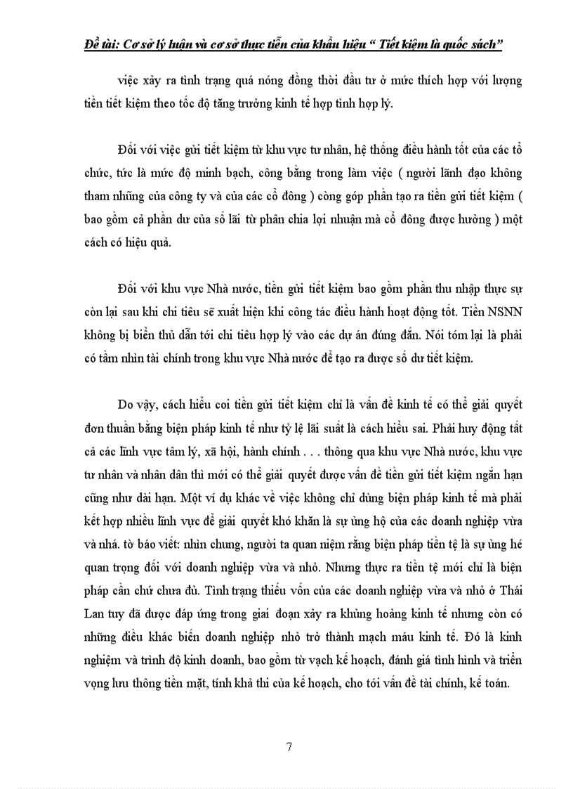 image for page Cơ sở lý luận và cơ sở thực tiễn của khẩu hiệu “ Tiết kiệm là quốc sách”