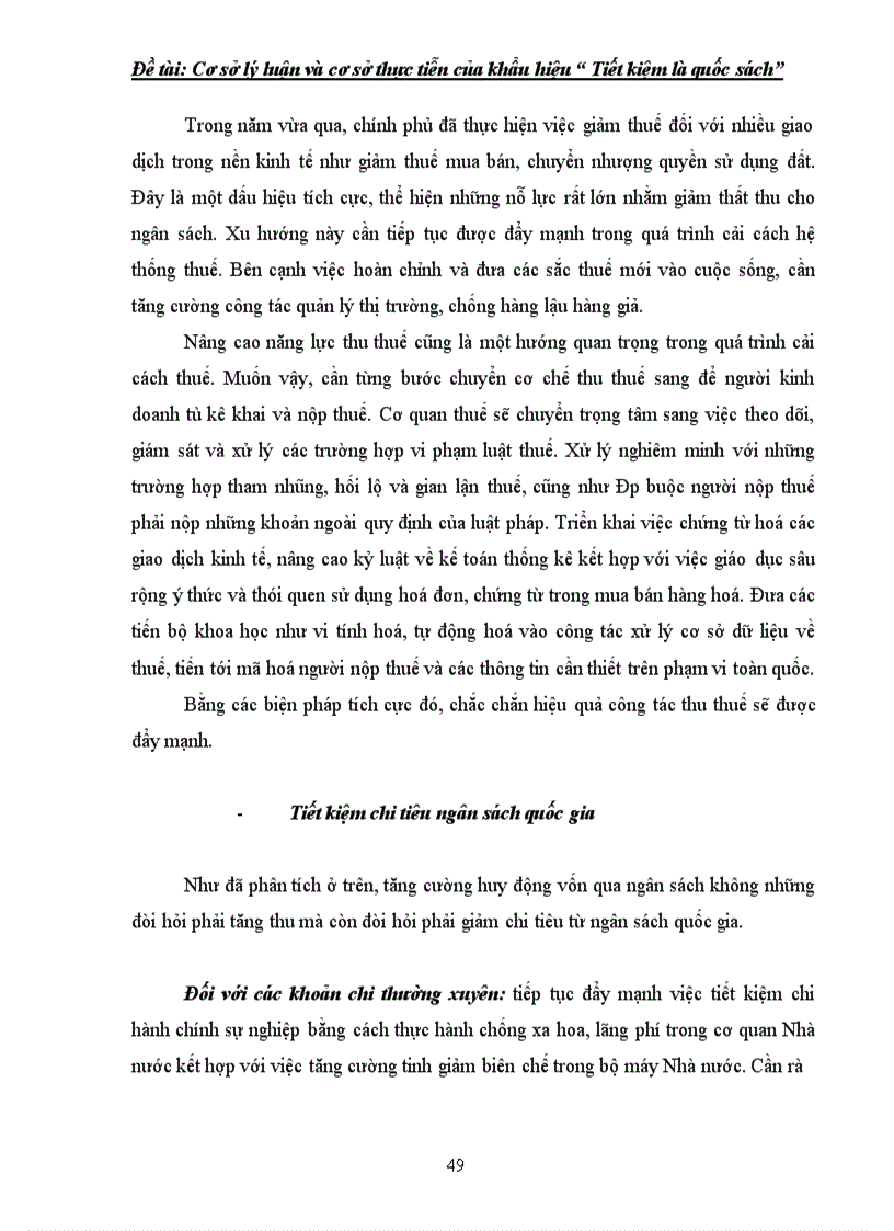 image for page Cơ sở lý luận và cơ sở thực tiễn của khẩu hiệu “ Tiết kiệm là quốc sách”