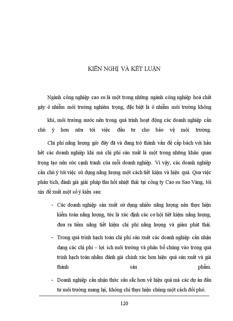 image for page Đánh giá hiệu quả thực hiện giải pháp thu hồi nhiệt thải trong chương trình Tiết kiệm năng lượng tại công ty Cao su Sao Vàng