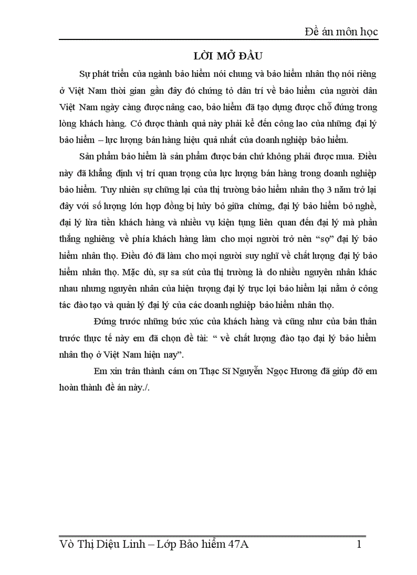 image for page Về chất lượng đào tạo đại lý bảo hiểm nhân thọ ở Việt Nam hiện nay