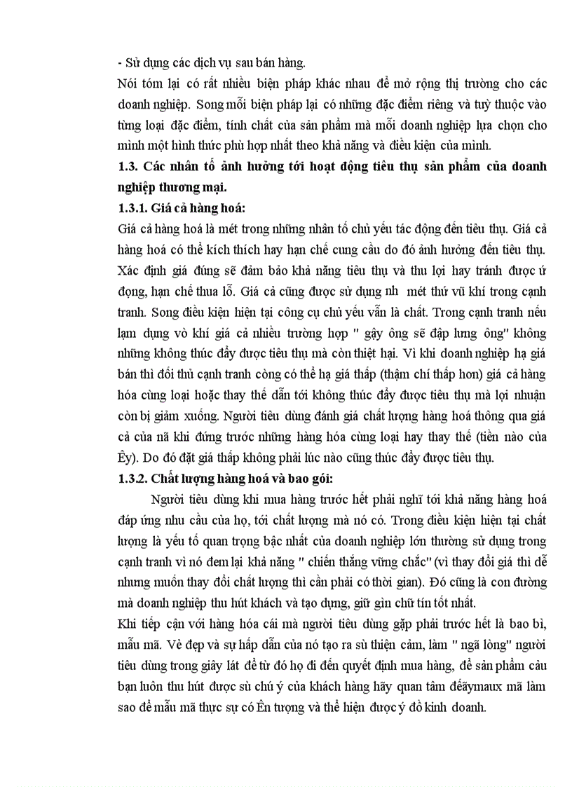 image for page Đẩy mạnh tiêu thụ hàng hoá của Công ty TNHH Huy Phong