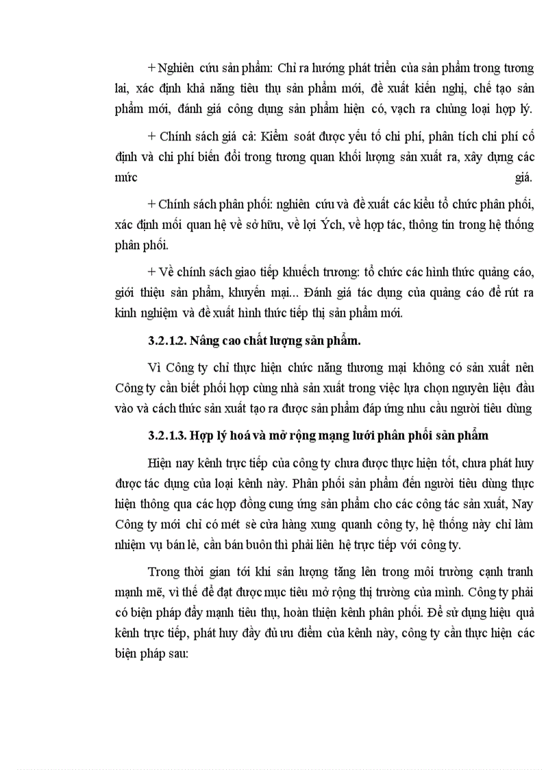 image for page Đẩy mạnh tiêu thụ hàng hoá của Công ty TNHH Huy Phong