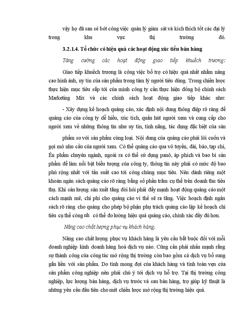 image for page Đẩy mạnh tiêu thụ hàng hoá của Công ty TNHH Huy Phong