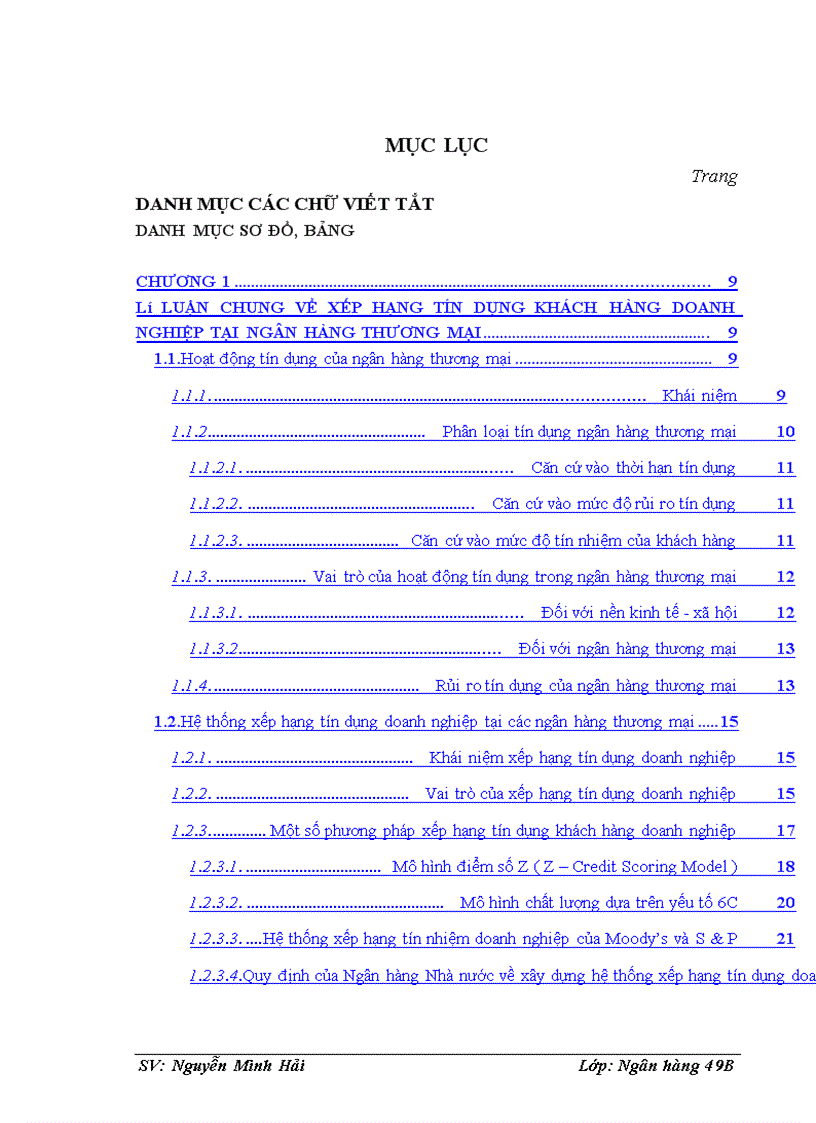 image for page Hoàn thiện công tác xếp hạng tín dụng khách hàng doanh nghiệp tại Ngân hàng thương mại cổ phần Đông Nam Á