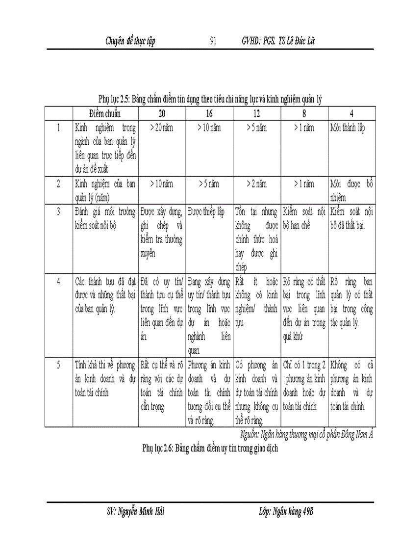 image for page Hoàn thiện công tác xếp hạng tín dụng khách hàng doanh nghiệp tại Ngân hàng thương mại cổ phần Đông Nam Á