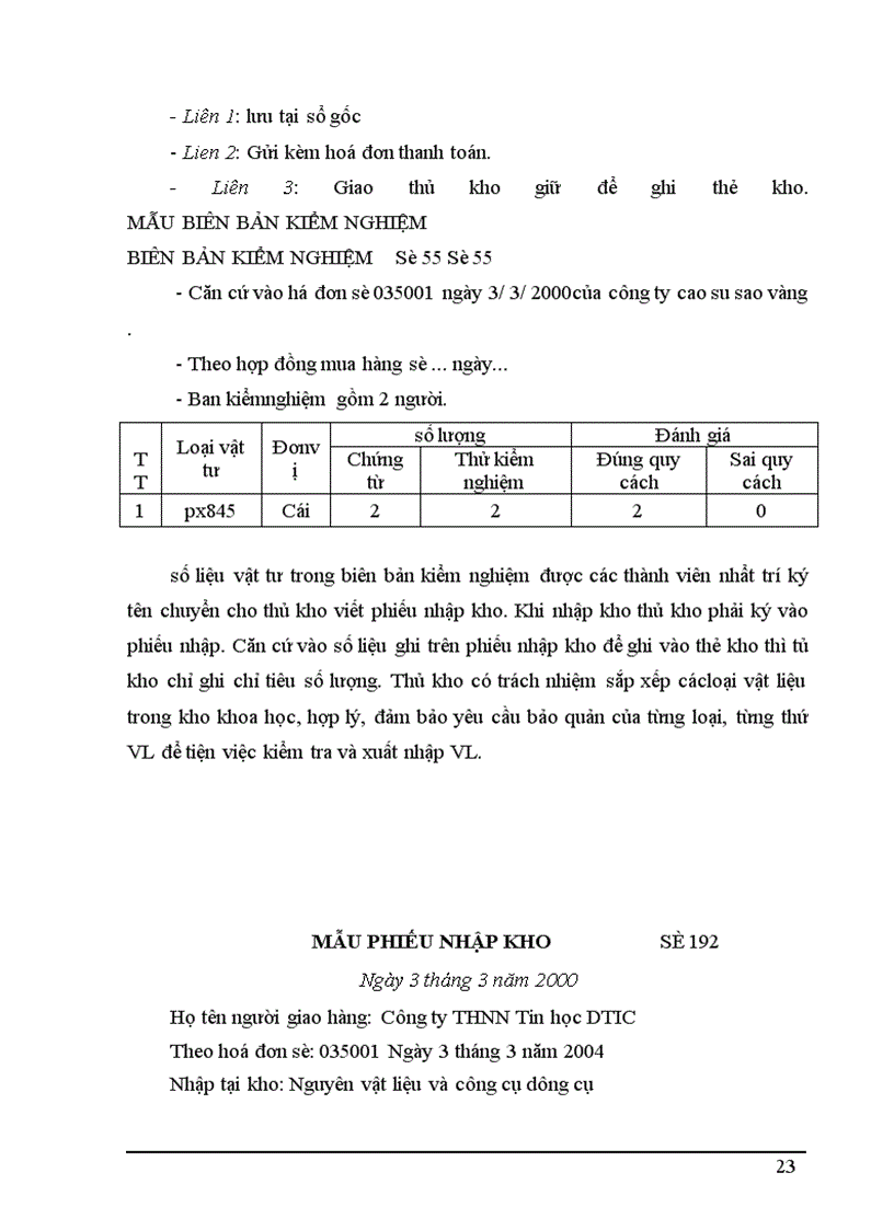 image for page Hạch toán nguyên vật liệu ở công ty TNHH thương mại dịch vụ và kỹ thuật Tân Thiên Hoàng