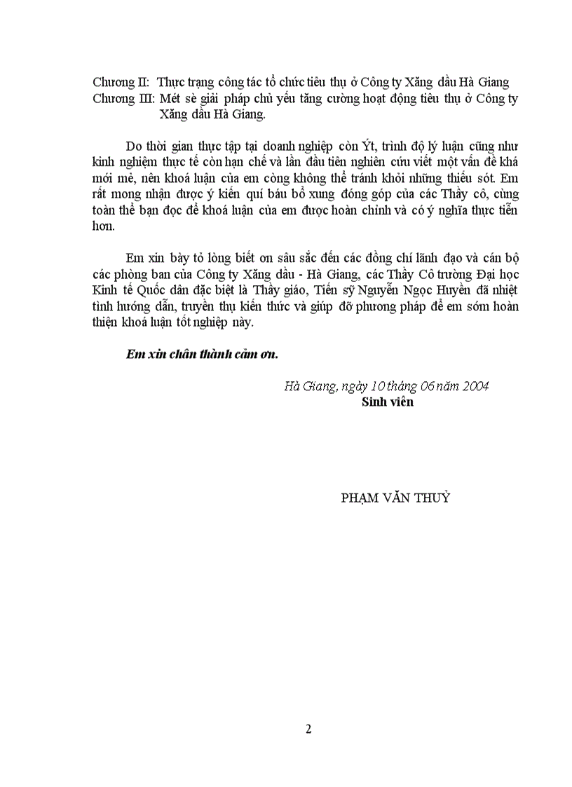 image for page Một số giải pháp chủ yếu tăng cường hoạt động tiêu thụ tại Công ty Xăng dầu Hà Giang