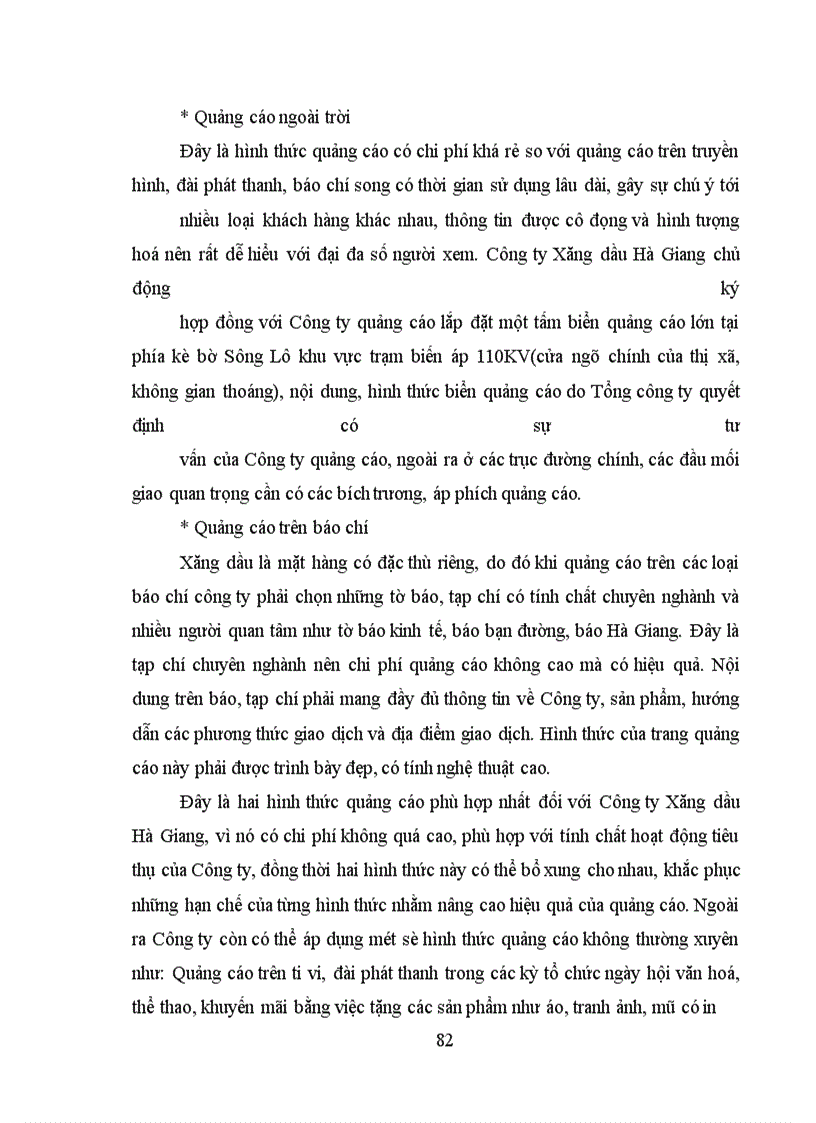 image for page Một số giải pháp chủ yếu tăng cường hoạt động tiêu thụ tại Công ty Xăng dầu Hà Giang