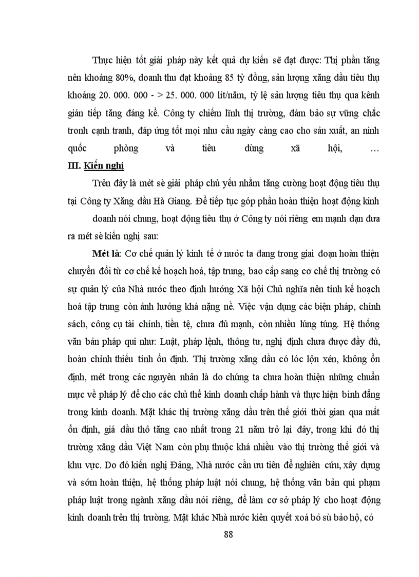 image for page Một số giải pháp chủ yếu tăng cường hoạt động tiêu thụ tại Công ty Xăng dầu Hà Giang