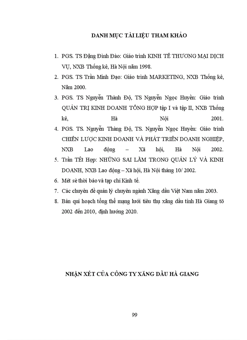 image for page Một số giải pháp chủ yếu tăng cường hoạt động tiêu thụ tại Công ty Xăng dầu Hà Giang