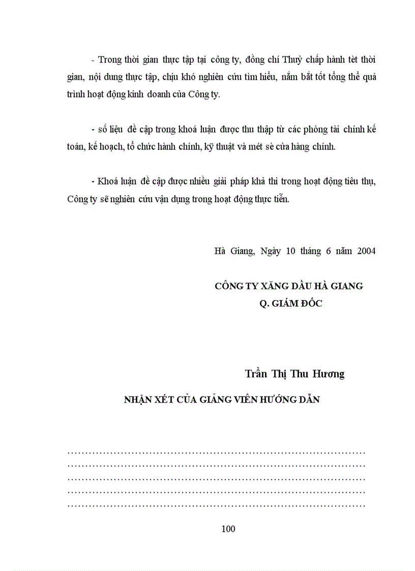 image for page Một số giải pháp chủ yếu tăng cường hoạt động tiêu thụ tại Công ty Xăng dầu Hà Giang