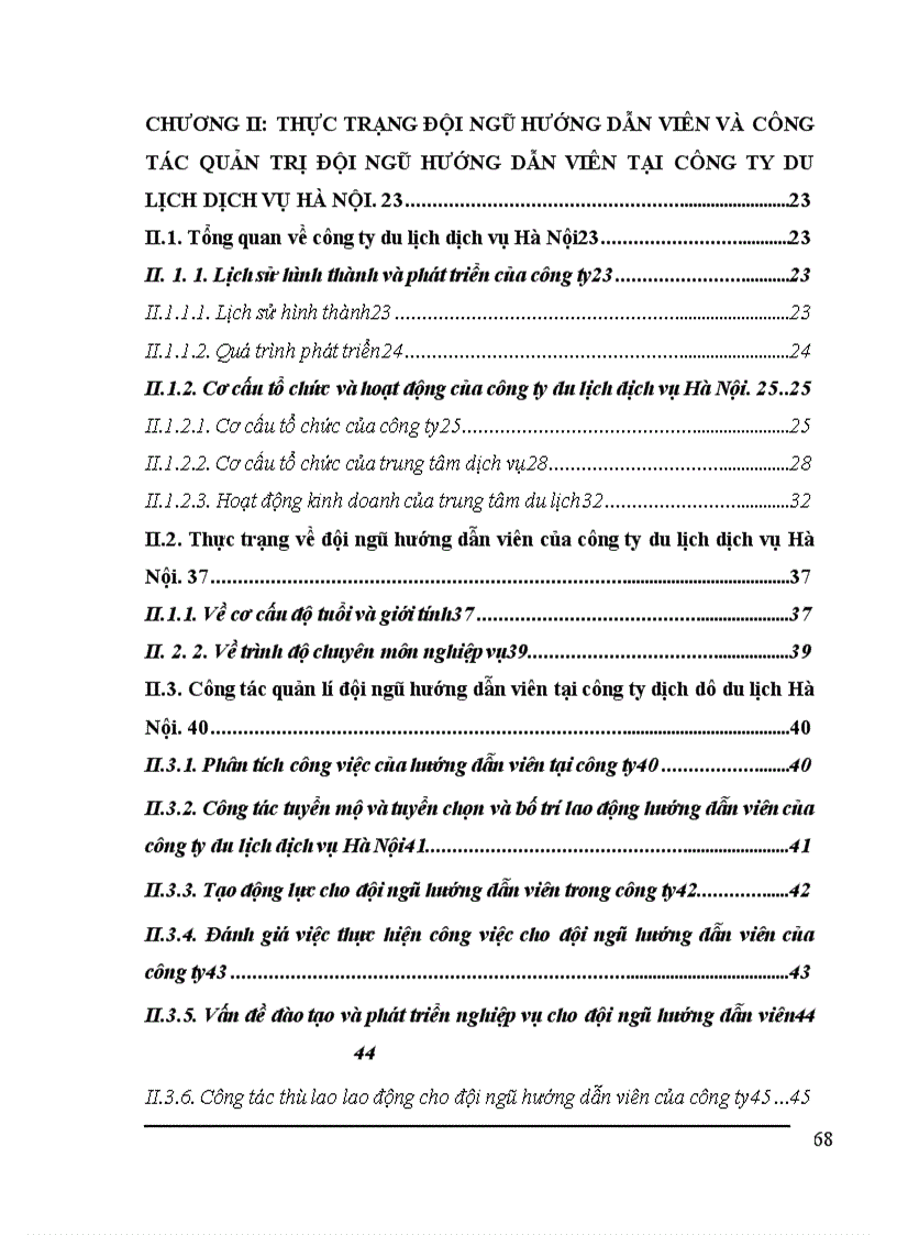 image for page Hoàn thiện công tác quản lí đội ngũ hướng dẫn viên tại công ty du lịch dịch vụ Hà Nội làm đề tài trong chuyên đề nghiên cứu thực tập tốt nghiệp của mình