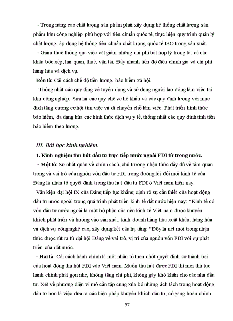 image for page Một số giải pháp nhằm thu hút vốn đầu tư trực tiếp nước ngoài FDI vào các khu công nghiệp Việt nam trong giai đoạn hiện nay