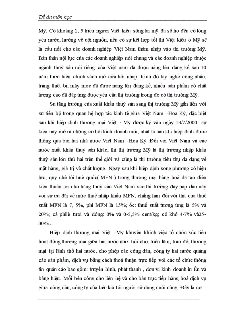 image for page Thực trạng và các giải pháp kinh tế chủ yếu nhằm mở rộng thị trường xuất khẩu thuỷ sản của Việt Nam tại Mỹ