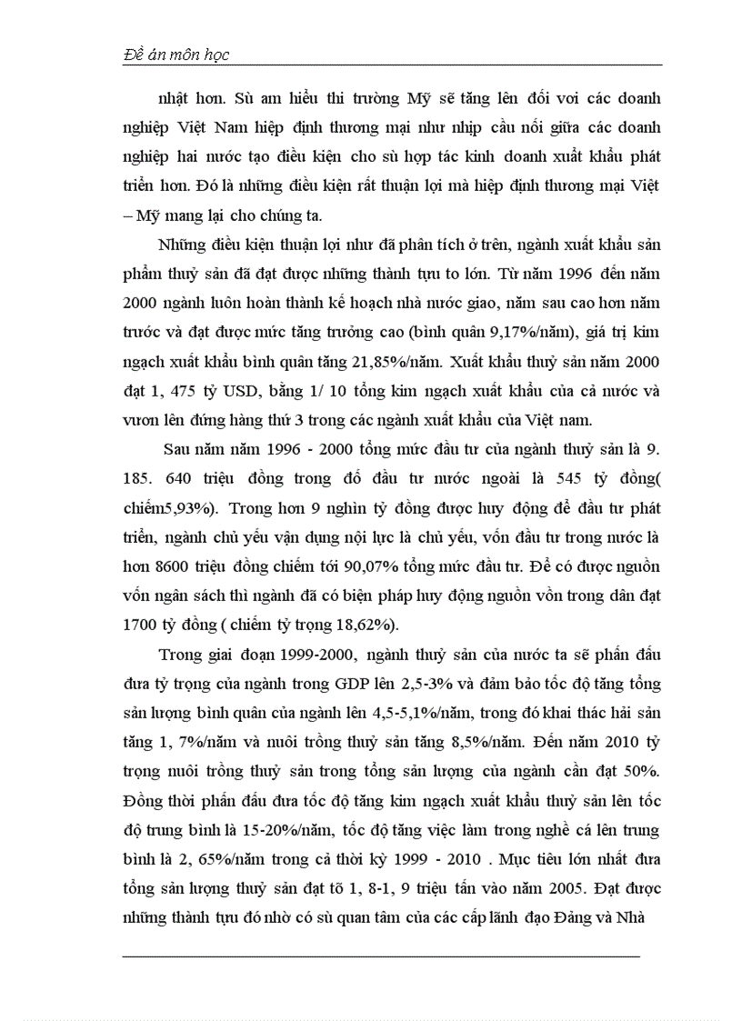 image for page Thực trạng và các giải pháp kinh tế chủ yếu nhằm mở rộng thị trường xuất khẩu thuỷ sản của Việt Nam tại Mỹ