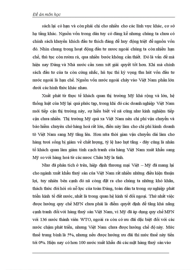 image for page Thực trạng và các giải pháp kinh tế chủ yếu nhằm mở rộng thị trường xuất khẩu thuỷ sản của Việt Nam tại Mỹ