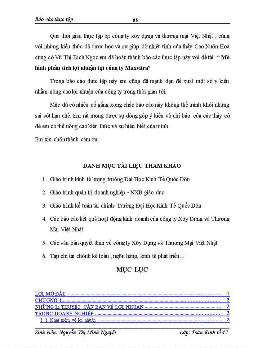 image for page Xây dựng mô hình lợi nhuận tại công ty Maxvitra