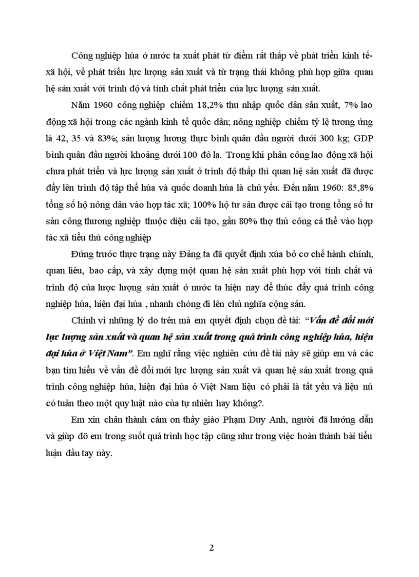 image for page Vấn đề đổi mới lực lượng sản xuất và quan hệ sản xuất trong quá trình công nghiệp hóa, hiện đại hóa ở Việt Nam