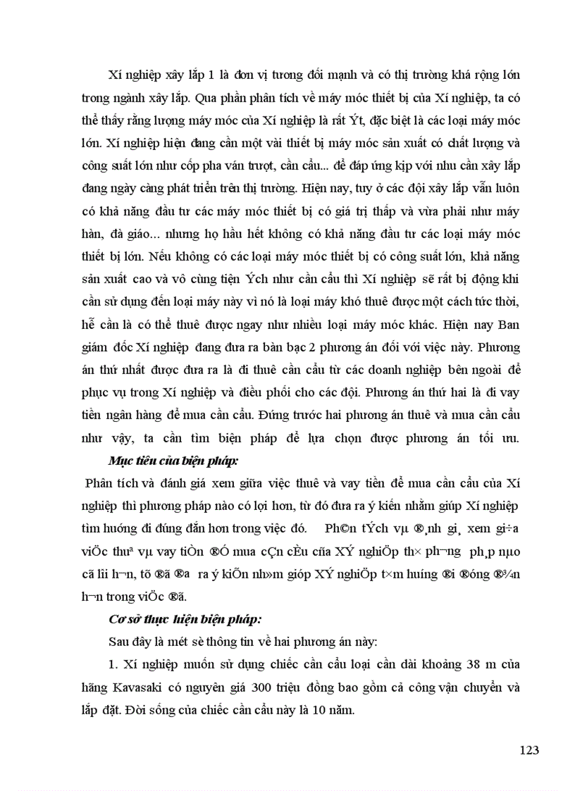 image for page Phân tích và đề xuất một số biện pháp nhằm nâng cao hiệu quả công tác quản lý và sử dụng tài sản cố định tại Xí nghiệp xây lắp 1