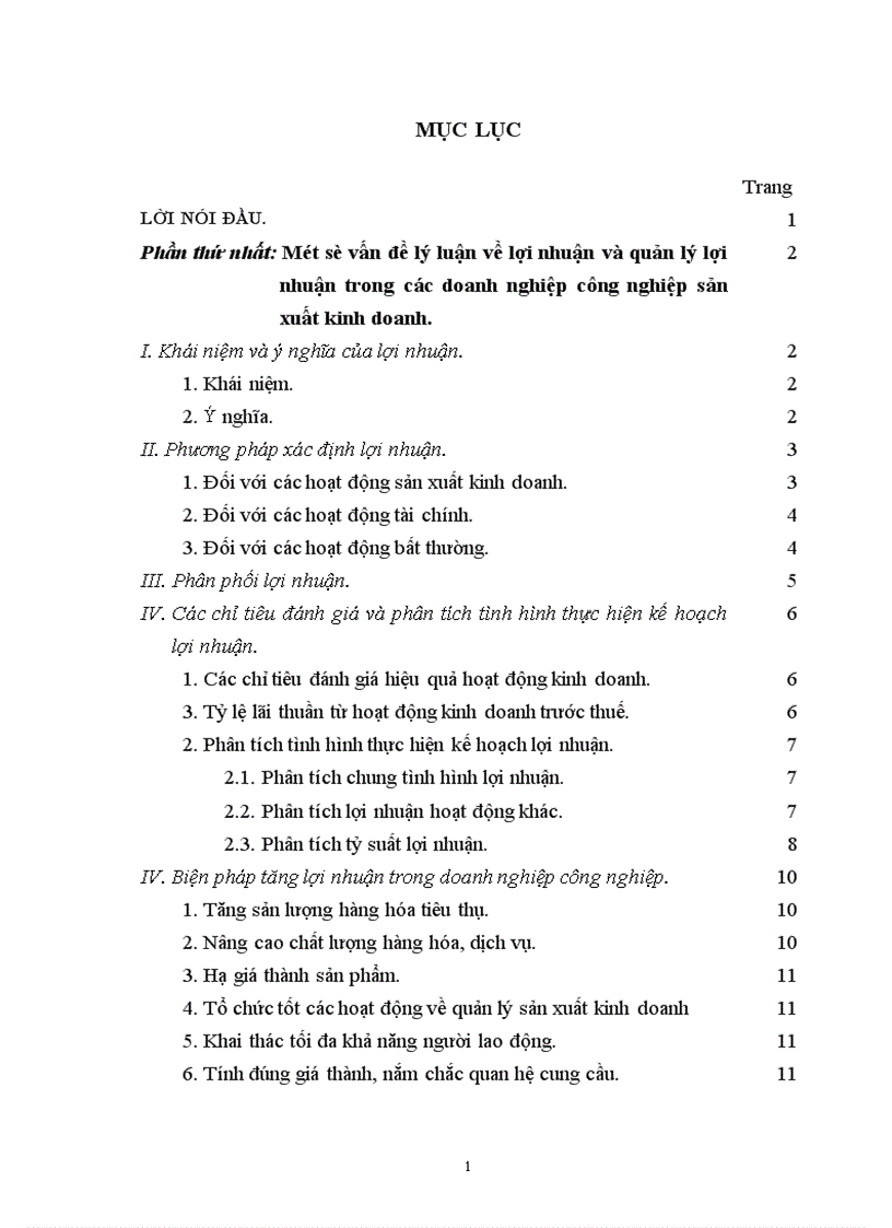 image for page Một số ý kiến nhằm hoàn thiện công tác quản lý lợi nhuận ở Công ty dệt Minh Khai.
