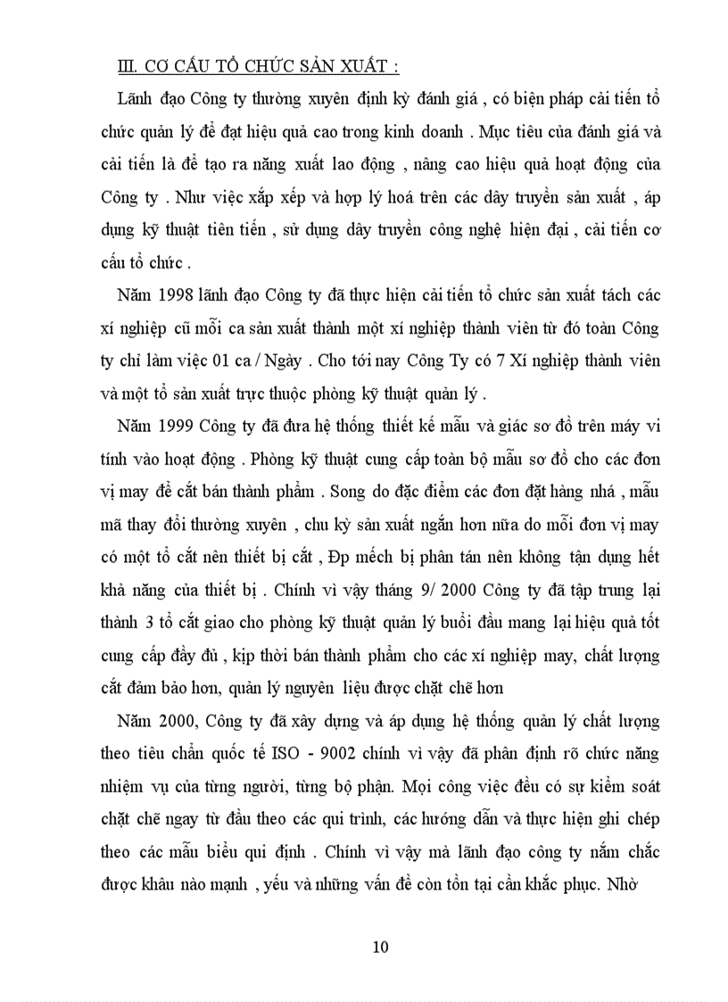 image for page Báo cáo thực tập tại Công ty may Hưng yên