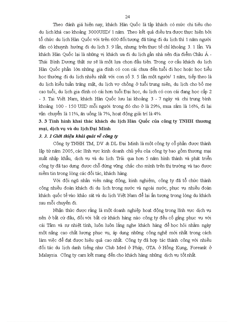 image for page Giải pháp markerting thu hút khách du lịch Hàn Quốc của công ty trách nhiệm hữu hạn thương mại, dịch vụ và du lịch Đại Minh