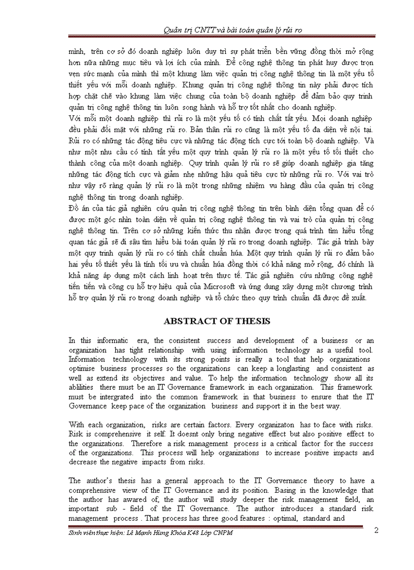 image for page Quản trị CNTT và bài toán quản lý rủi ro