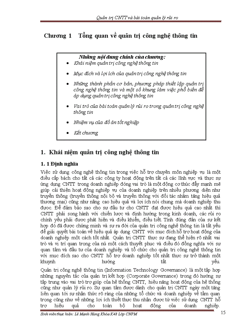 image for page Quản trị CNTT và bài toán quản lý rủi ro