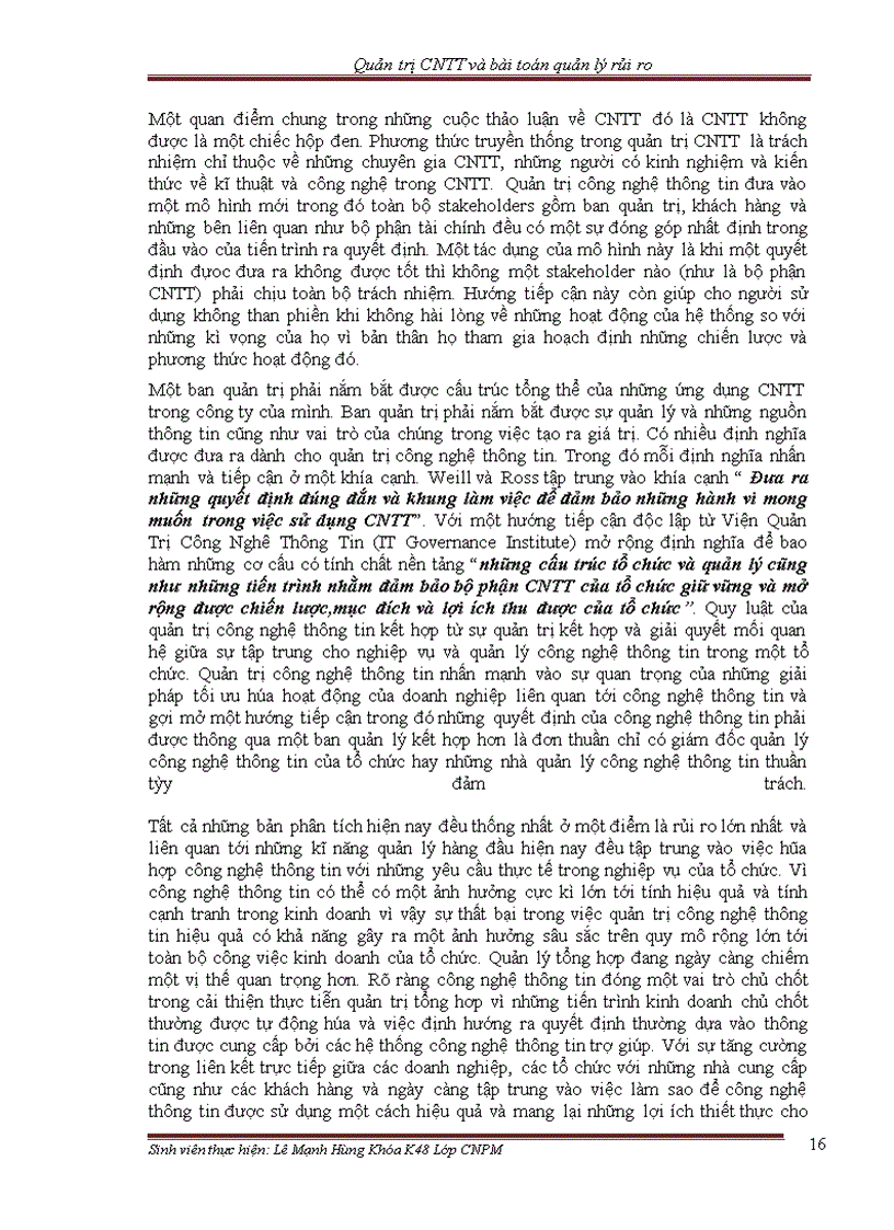 image for page Quản trị CNTT và bài toán quản lý rủi ro