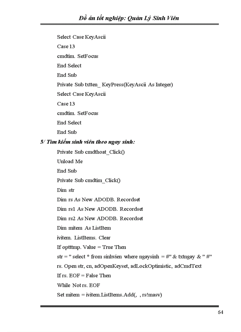 image for page Quản lý sinh viên dựa trên công nghệ thông tin.