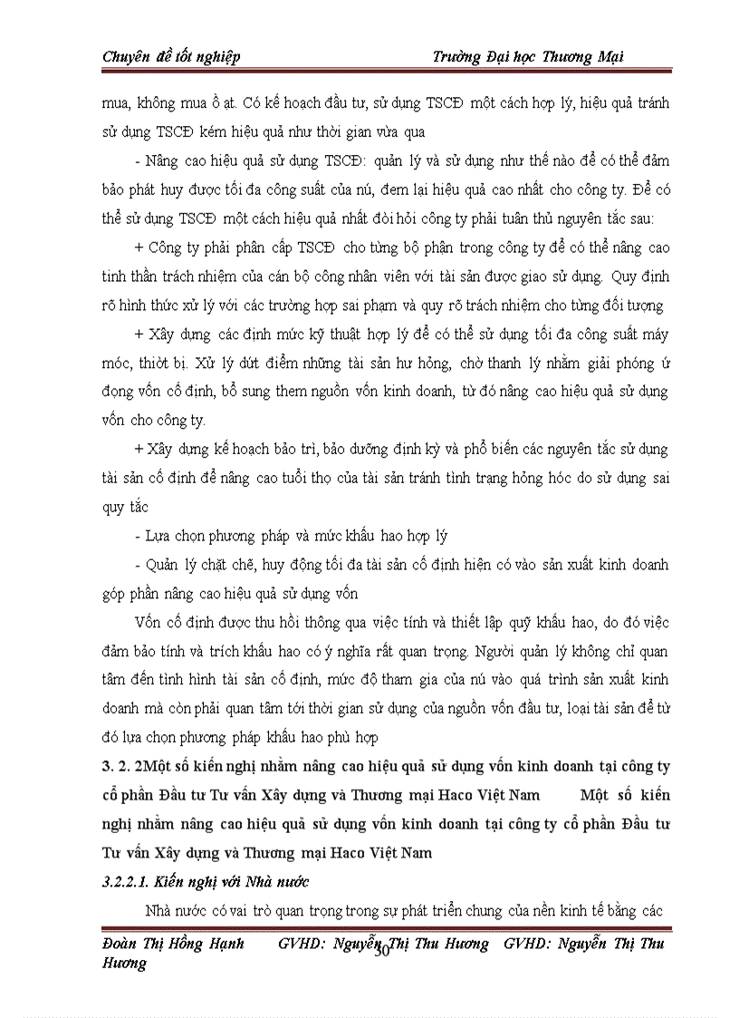 image for page Phân tích hiệu quả sử dụng vốn kinh doanh tại công ty Cổ phần đầu tư tư vấn xây dựng và thương mại HACO Việt Nam