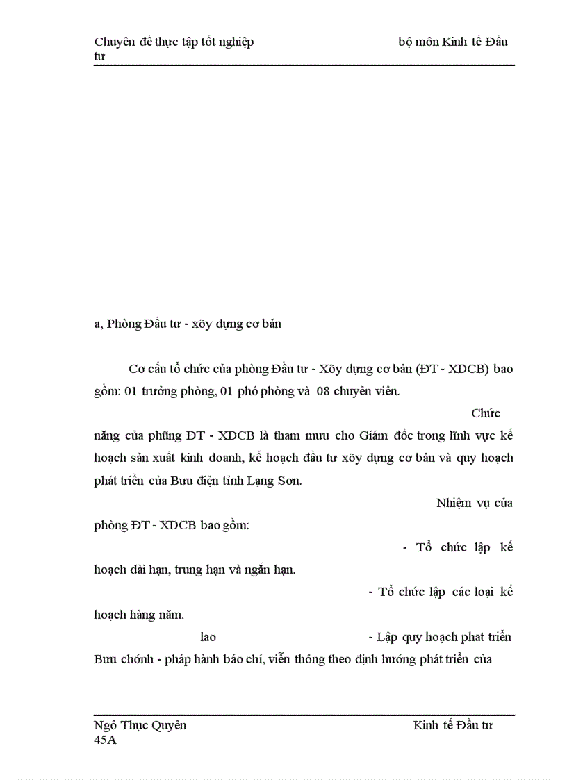 image for page Thực trạng và giải pháp nâng cao hiệu quả Đầu tư - Xây dựng cơ bản ở Bưu điện tỉnh Lạng Sơn