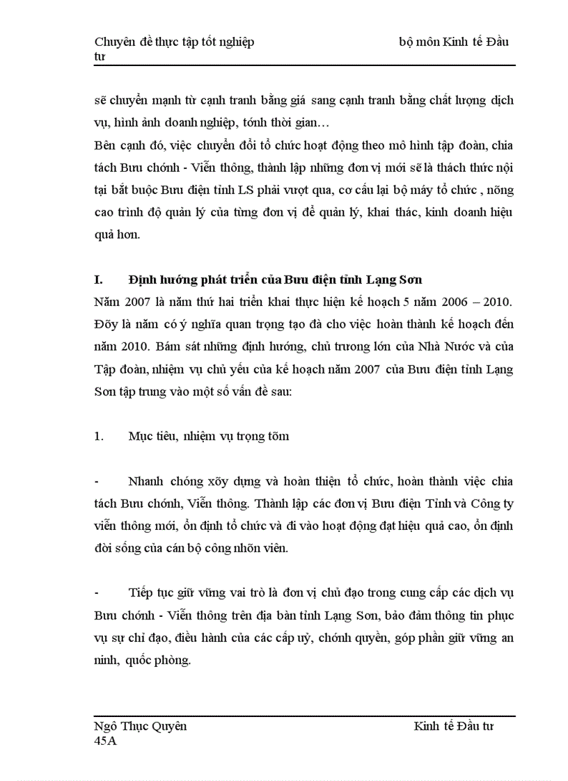 image for page Thực trạng và giải pháp nâng cao hiệu quả Đầu tư - Xây dựng cơ bản ở Bưu điện tỉnh Lạng Sơn