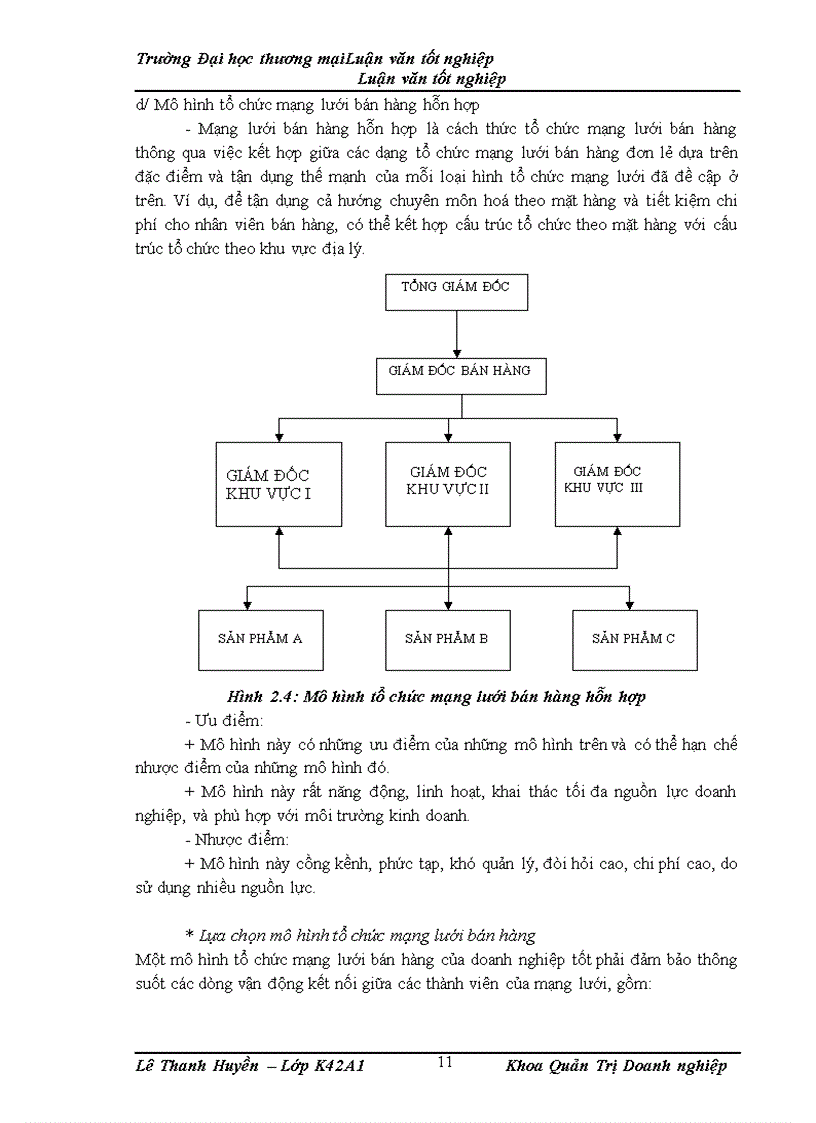 image for page Hoàn thiện công tác tổ chức mạng lưới bán hàng của Tổng công ty May 10 - Công ty Cổ phần tại khu vực Hà Nội