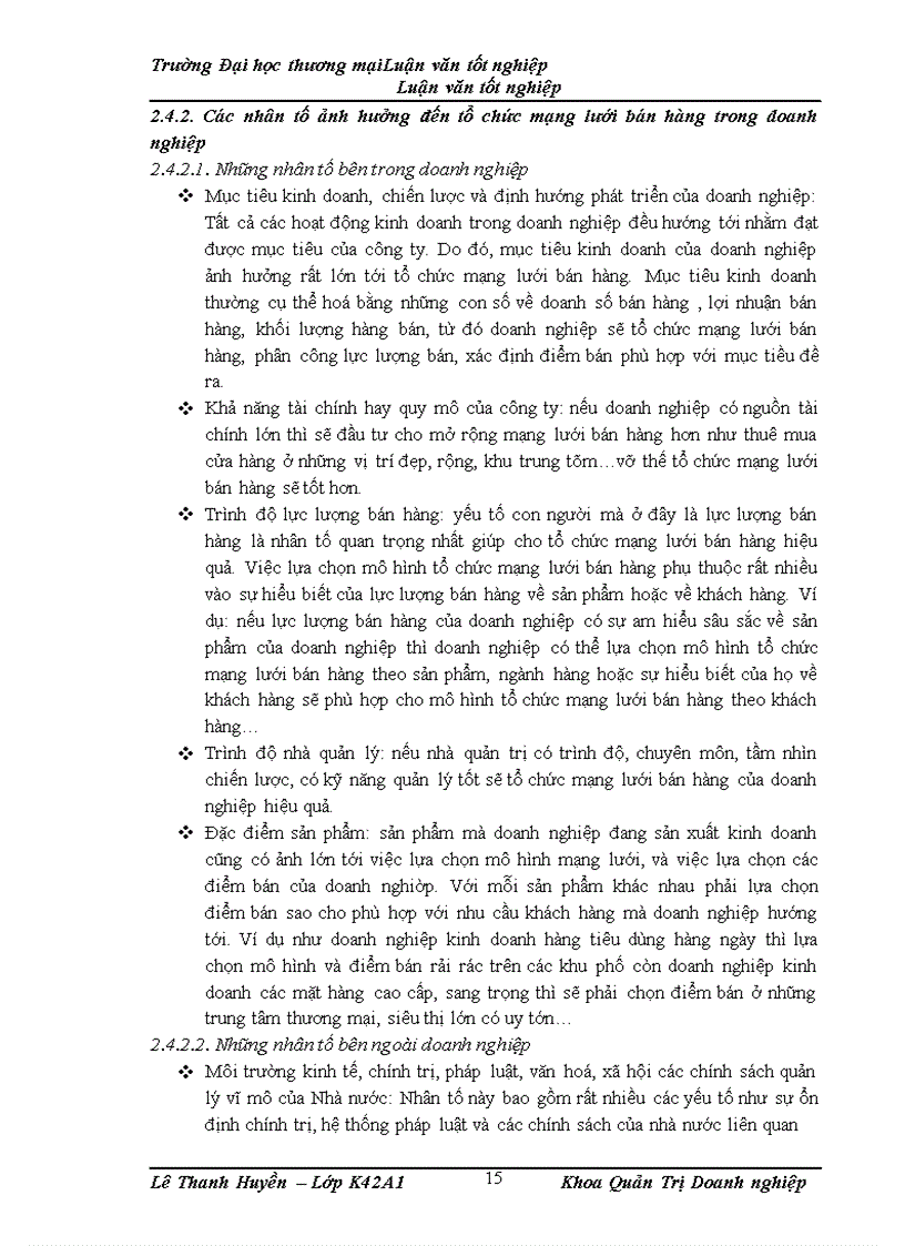 image for page Hoàn thiện công tác tổ chức mạng lưới bán hàng của Tổng công ty May 10 - Công ty Cổ phần tại khu vực Hà Nội