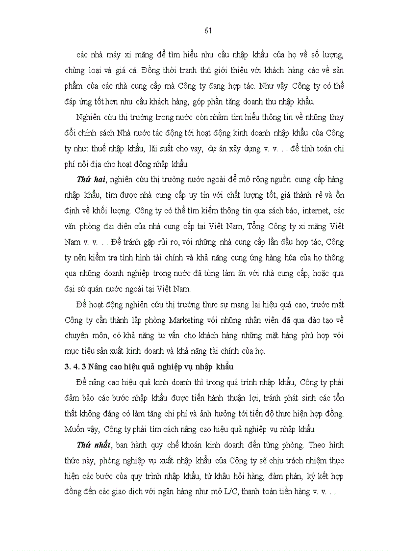 image for page Nâng cao hiệu quả kinh doanh nhập khẩu của công ty xuất nhập khẩu xi măng