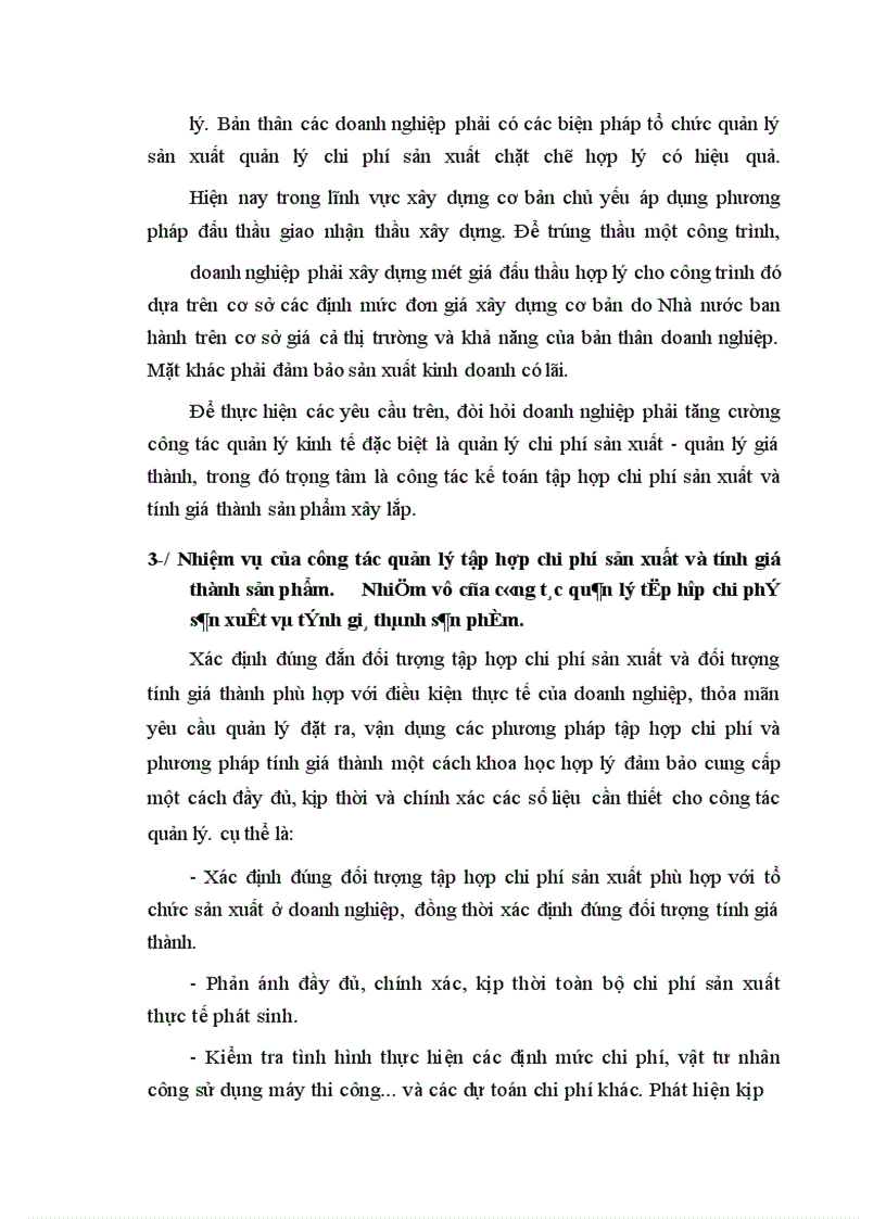 image for page Tổ chức công tác kế toán tập hợp chi phí sản xuất và tính giá thành sản phẩm tại Công ty Xây dựng công trình I